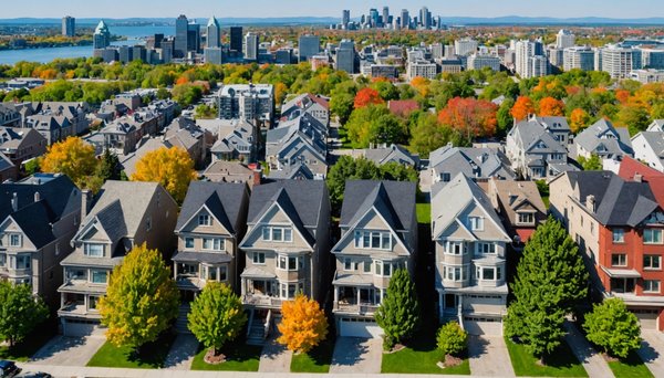 Análisis del mercado inmobiliario en el triángulo de montreal